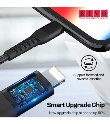 Buy RIVO CT-105 (20W/3A-Type C to Lightning PD Cable) at Best Price in Bangladesh	