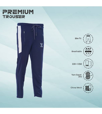 Picture of SMUG Stylish Trousers (Chinese) - Soft and Comfortable Joggers Navy