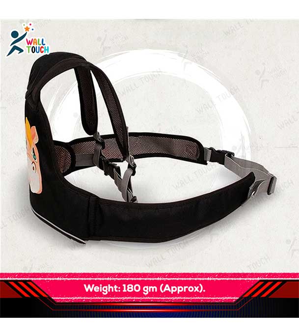 Picture of Adjustable Polyester Colorful Cartoon Design Child Riding Safety Belt Bag Harness Baby Carrier Bag (bike_carrier_belt_ran)