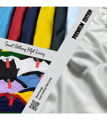 Picture of SMUG Stylish T-shirt Comfortable - New Contrast Design Black