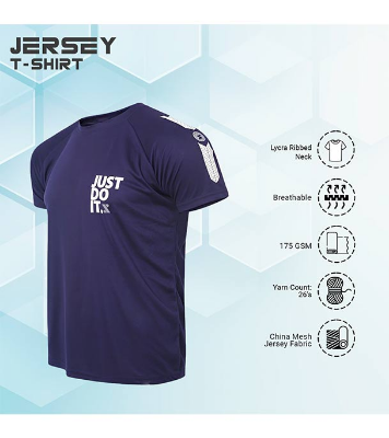 Picture of SMUG Exclusive T-Shirt Fabric Soft and Comfortable - Navy