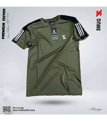 Picture of Smug . Premium Men's T-shirt -fabric Soft And Comfortable Olive