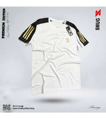 Picture of Smug Premium T-shirt Fabric Soft And Comfortable - White