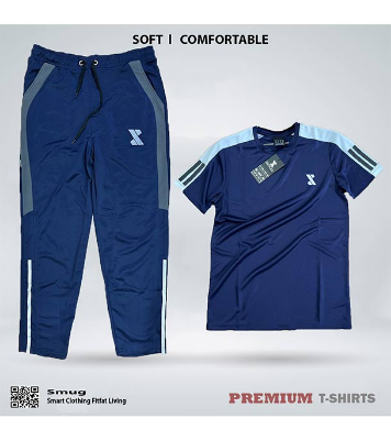 Picture of SMUG Premium T-shirt and Trouser Combo - Fabric soft and comfortable - Combo set