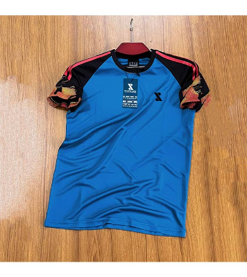 Picture of SMUG Premium Contrast t-shirt Fabric soft and comfortable - Blue