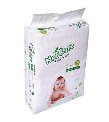 Picture of NeoCare Baby Diaper Medium (M) Belt System (4-9kg) 50pcs 
