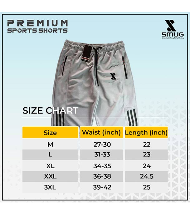 Picture of SMUG Premium Sports Shorts - Soft and Comfortable Multi color