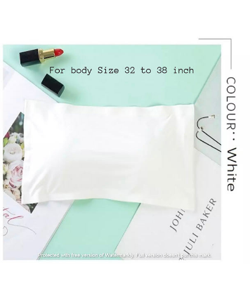 Picture of Strapless Padded Tube Silk Foam Bra For Women One Piece Bra White