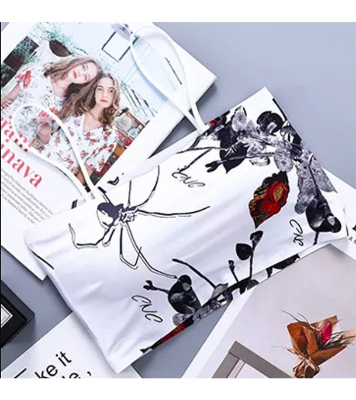 Picture of Printed Slim Strap Padded Body Shape Bra For Women-one Piece - Bra White