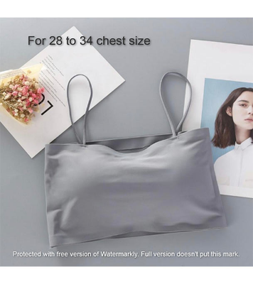 Picture of Ice Silk Strap Padded Body Shape Bra For Women Grey