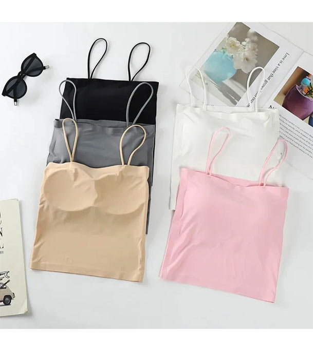 Picture of Women Silk Padded Comfortable Bra For Regular Use(One Piece) Multicolor