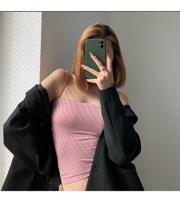 Picture of Women Silk Padded Comfortable Bra For Regular Use(One Piece) Pink