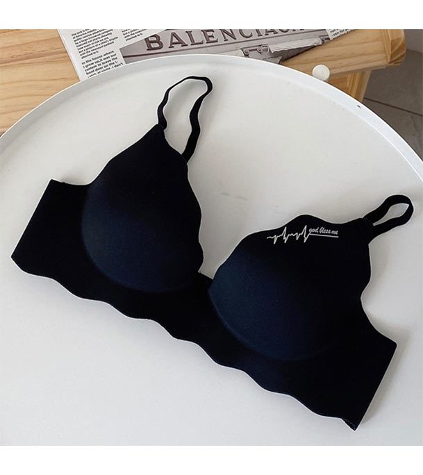 Picture of Importedd Premium Stylish New Design Padded Push Up Bra for Women-One Piece Black