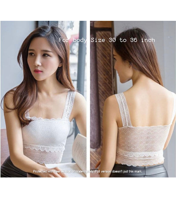 Picture of Importedd Premium Stylish New Design Padded Push Up Bra for Women-One Piece White