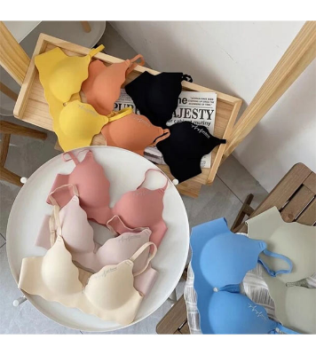 Picture of Importedd Premium Stylish New Design Padded Push Up Bra for Women-One Piece Multicolor