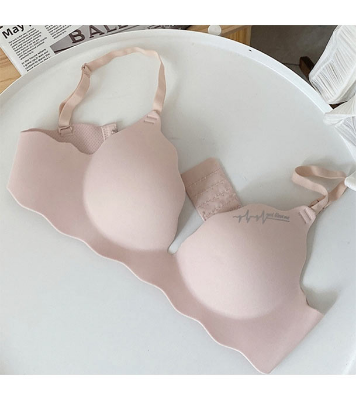 Picture of Importedd Premium Stylish New Design Padded Push Up Bra for Women-One Piece Pink