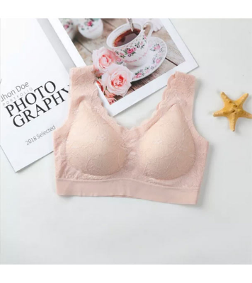 Buy Women Lace Padded Seamless Soft Push Up Sports And Sleeping Bra Skin at Best Price in Bangladesh