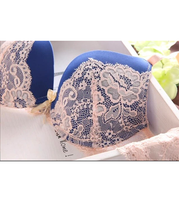 Picture of Comfortable and stylish Bra and Panty Set for Women - Bra Royal Blue