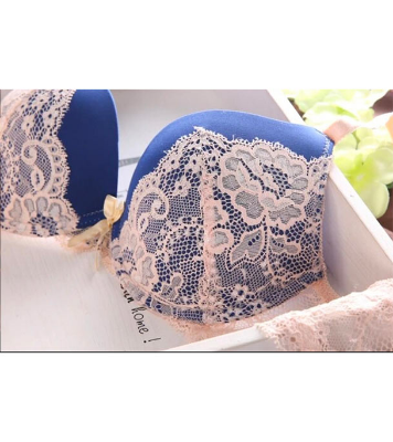 Picture of Comfortable and stylish Bra and Panty Set for Women - Bra Royal Blue