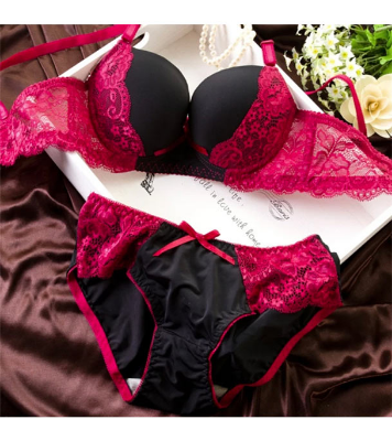 Picture of Comfortable and stylish Bra and Panty Set for Women - Bra Black