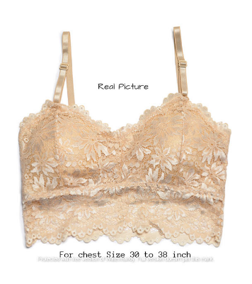 Picture of Stylish Comfortable Lace Padded Bra for Women Skin