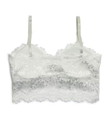 Picture of Stylish Comfortable Lace Padded Bra for Women White