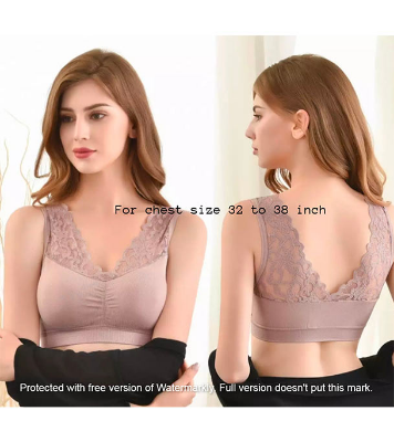Picture of Imported Breathable Push Up Soft Bra for Women Skin