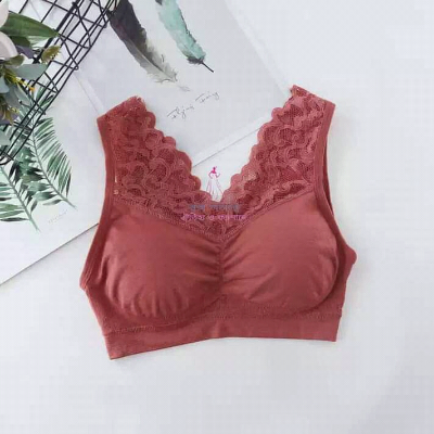 Picture of Imported Soft Breathable Push Up Women Bra Redish