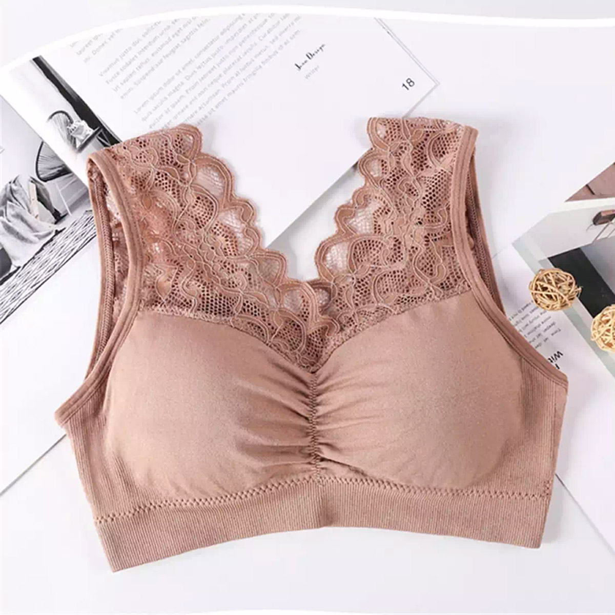 Picture of Imported Soft Breathable Push Up Women Bra Skin