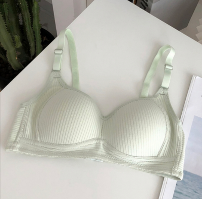 Picture of Comfortable and Breathable Padded Push Up Bra for Women Green