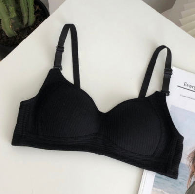Picture of Comfortable and Breathable Padded Push Up Bra for Women Black