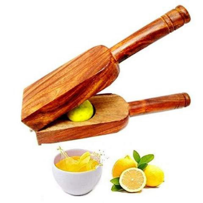 Picture of Wooden Lemon Squeezer/ Juicer, Crusher, Juice Squeezer, Lemon Mesher for Home and Kitchen 1pcs