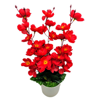 Picture of Artificial Flower Balcony Potted Plant Flowers Bouquet Wedding Home Garden Decor