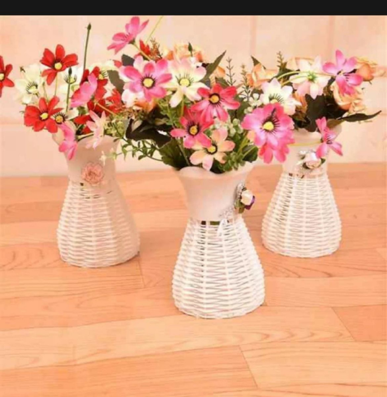 Picture of Flower Plastic Vase for Home Wedding Decoration - Excluding Flower