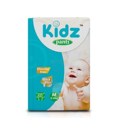 Picture of Kidz Baby Diaper M Pant System (5-10kg) 60pcs