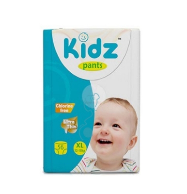 Picture of Kidz Baby Diaper XL Pant System (12-18kg) 56pcs
