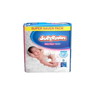 Picture of Supermom Baby Belt Diaper S Size (NB-8 kg) 60pcs