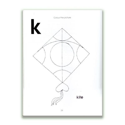 Picture of a b c d Writing And Colouring Book 2