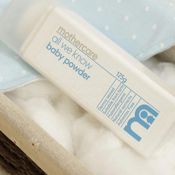 Picture of Mothercare All We Know Baby Powder From 0+ Months 125gm