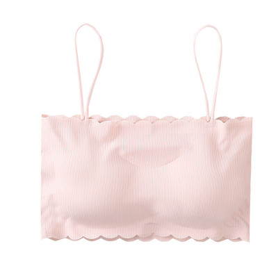 Picture of Slim Padded Bra with Adjustable Straps for Women Pink