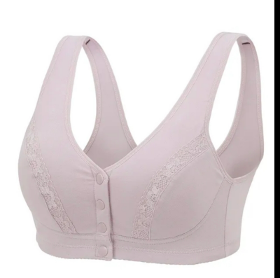 Picture of Front button bra four button bra premium quality bra maternity bra brestfeeding bra womens wear bra body fitting bra Ash