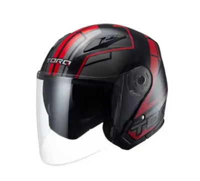 Picture of TORQ RED BLACK FALF FACE HELMET