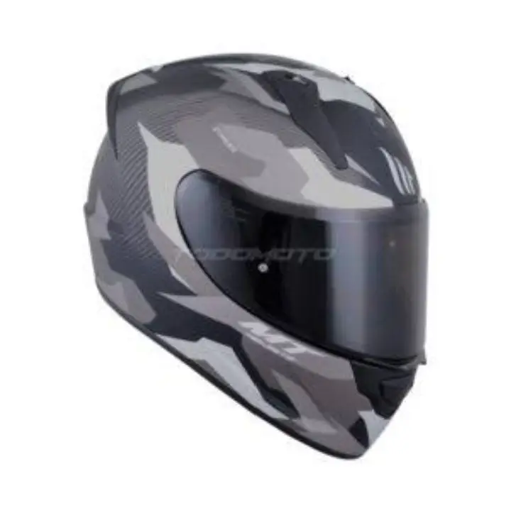 Picture of M T Black & Grey Full Face Bike Helmet