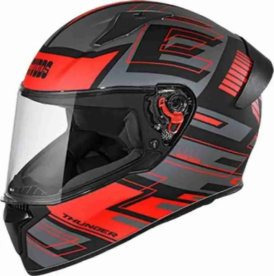 Picture of Studds Thunder D3 Red & Black Full Face Bike Helmet