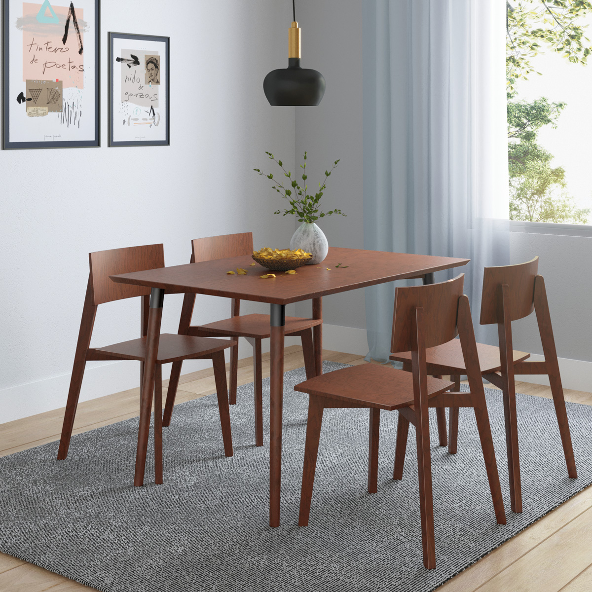 Buy Regal Pearl Wooden Dining Table Antique Online	