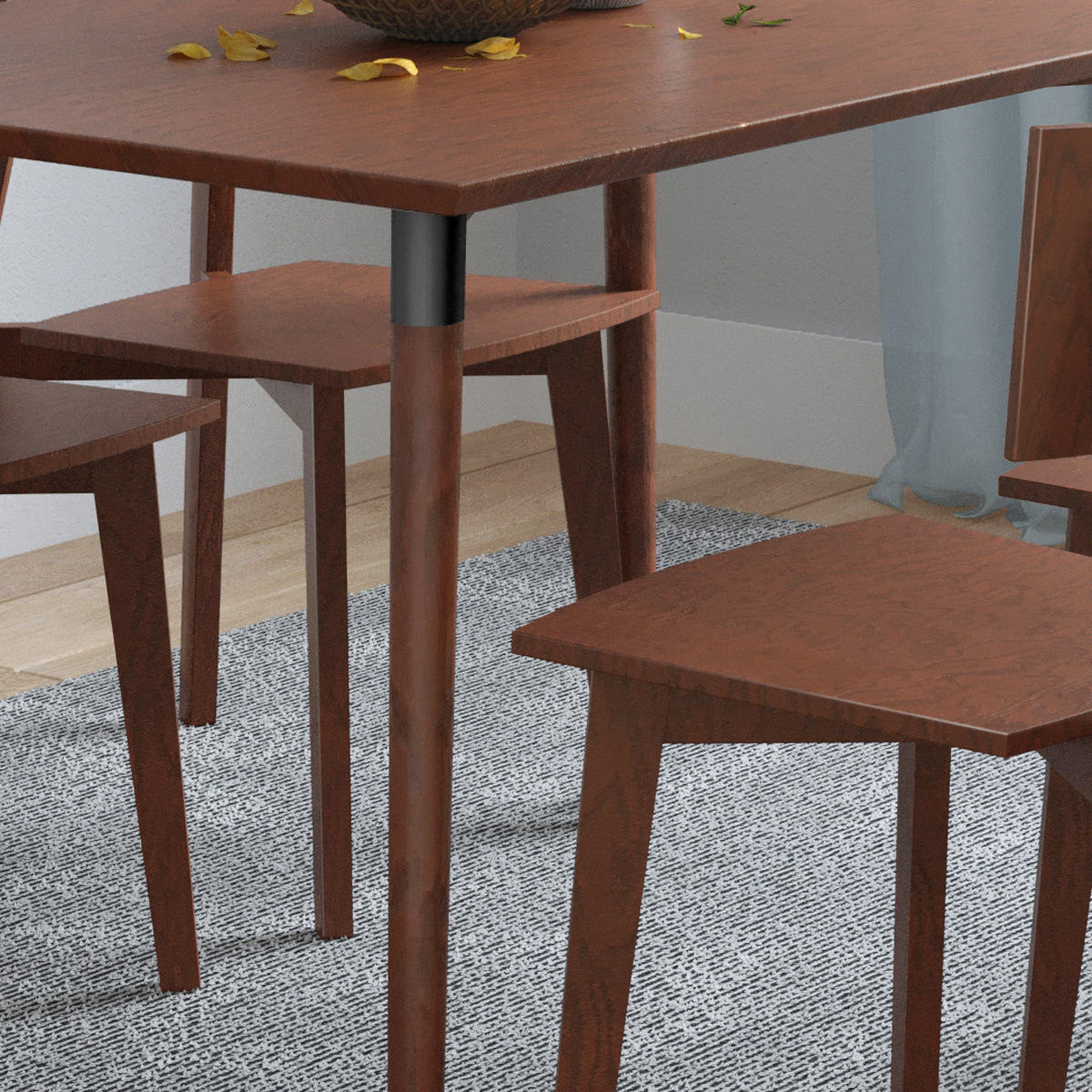 Buy Regal Pearl Wooden Dining Table Antique Online	