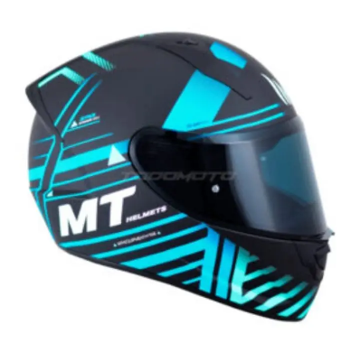 Picture of MT Black & Blue Full Face Bike Helmet