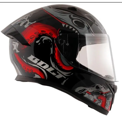 Picture of Vega Bolt Octopus Duel Black Full Face Helmet