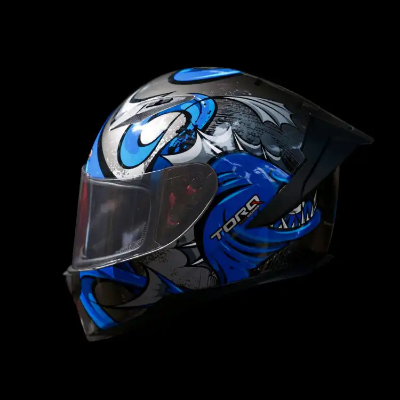 Picture of Torq Legend Twisted Helmets - Glossy Blue Black