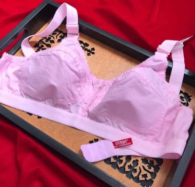 Picture of Indian guddi bra belt bra cotton bra full coverage bra - Bra Pink